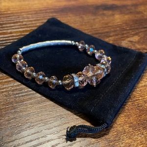 Gorgeous peach toned bracelet